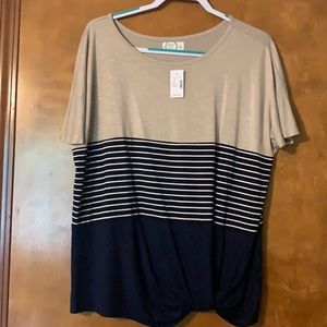 Maurices front knot tee